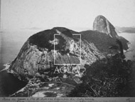 	Vista do P�o de A��car e Pedra da G�vea tomadas da Babil�nia	