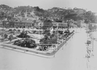 Trecho do Jardim da Gl�ria, administra��o do Dr. Pereira Passos