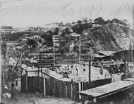 	Escava��es para a constru��o do Teatro Municipal	